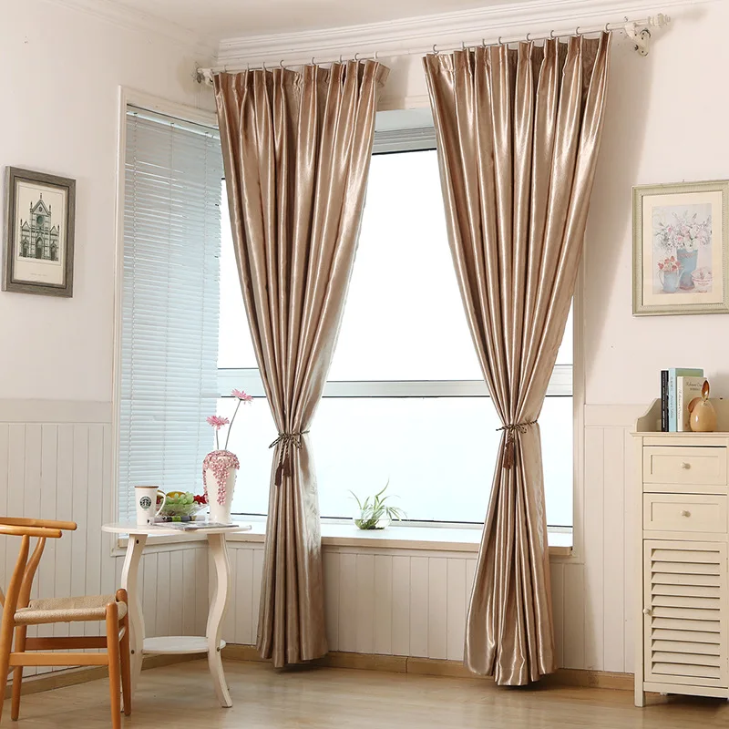 

Embossed Roses curtains for living room bedroom door window drapery shade blackout curtains solid color golden window treatments