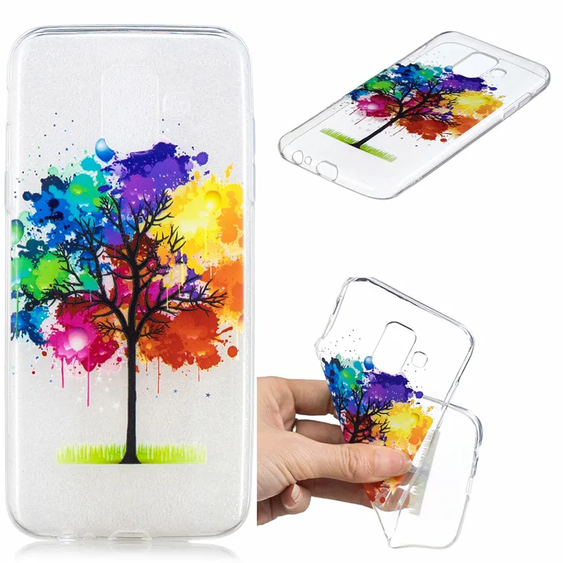 

100pcs Case FOR Coque Samsung Galaxy J6 2018 Case Cover EU J600 J600F SM-J600F Soft Silicone Phone Back For Samsung J6 2018 Case