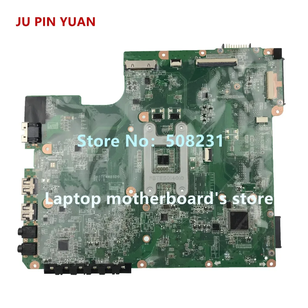 JU PIN юаней A000093220 DA0TE4MB6D0 для toshiba satellite L740 L745 материнская плата для ноутбука 100% полностью протестированы