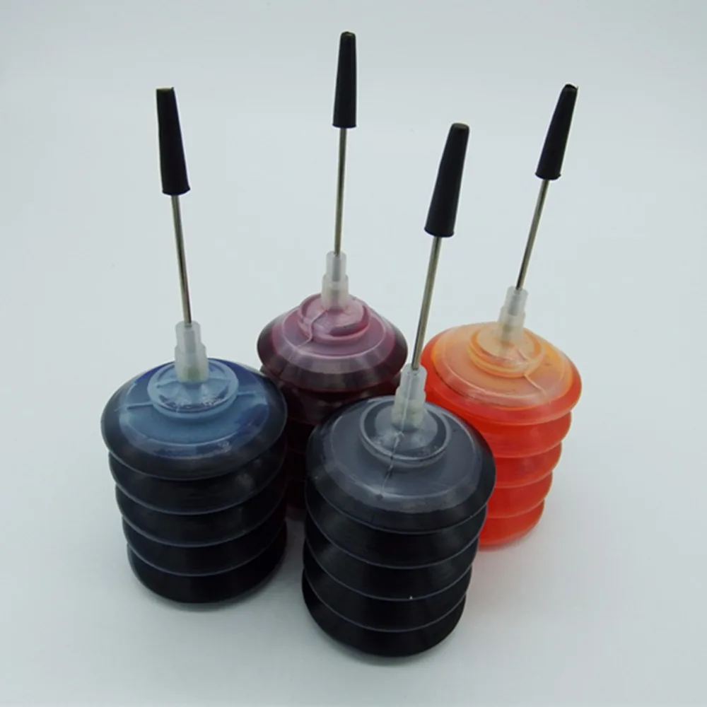 Premium 4 x 30ml Color Specialized Refill Dye Ink Kits For HP 122XL Ink Cartridge Deskjet 1000