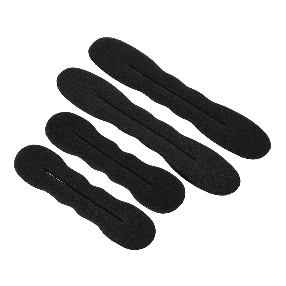 

4Pcs/set 2 Big & 2 Small Girls Women Hair Bun Maker DIY Sponge Hair Twister Band Bun Making Tool Hair Roller Styling Tools