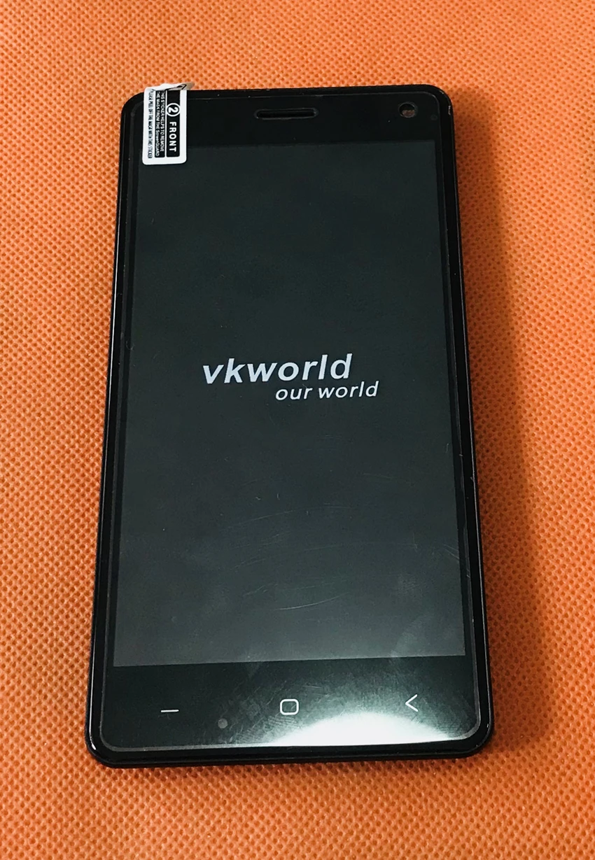 

Used Original LCD Display + Touch Screen Digitizer +Frame for VKWORLD T5 Free shipping
