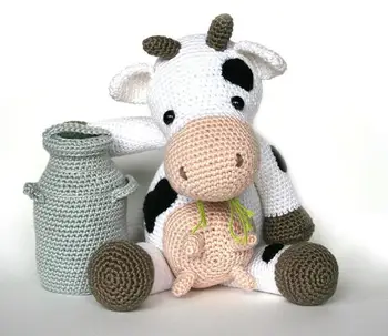 

crochet toys amigurumi cow model number 0903