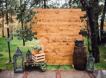 

Woods Booth Backgrounds Vinyl cloth High quality Computer printed wedding backdrops for sale