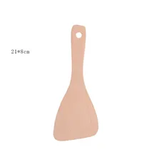 Горячая твердой древесины без краски без воска рисовая ложка специальная кастрюля рисовая лопатка домашняя декоративная Высококачественная кухонная