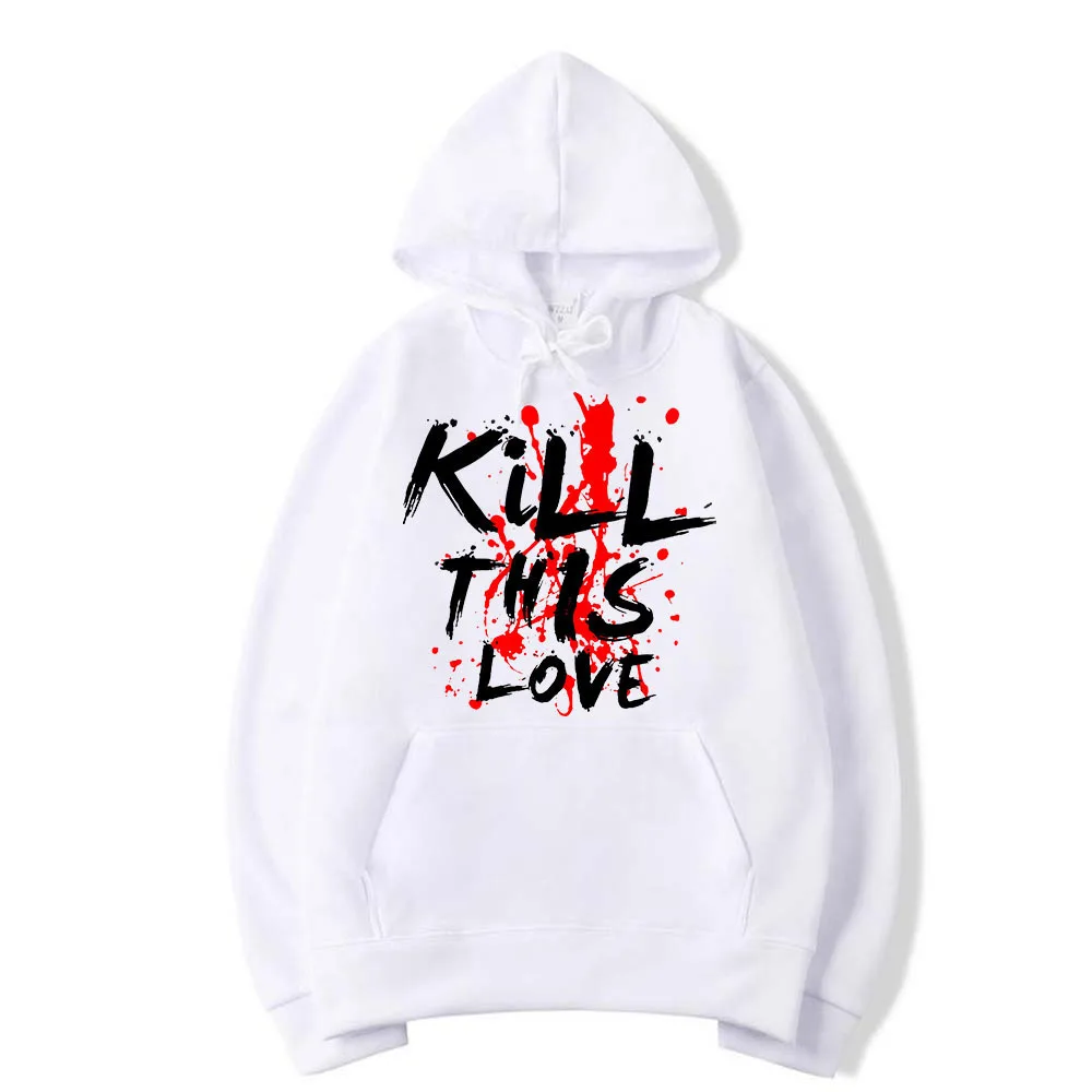 

KPOP BLACKPINK Women Hoodies Sweatshirt Kill This Love Hoodies Women 4XL Merchandise Lisa Jisoo Rose Oversized Hoodie Clothes