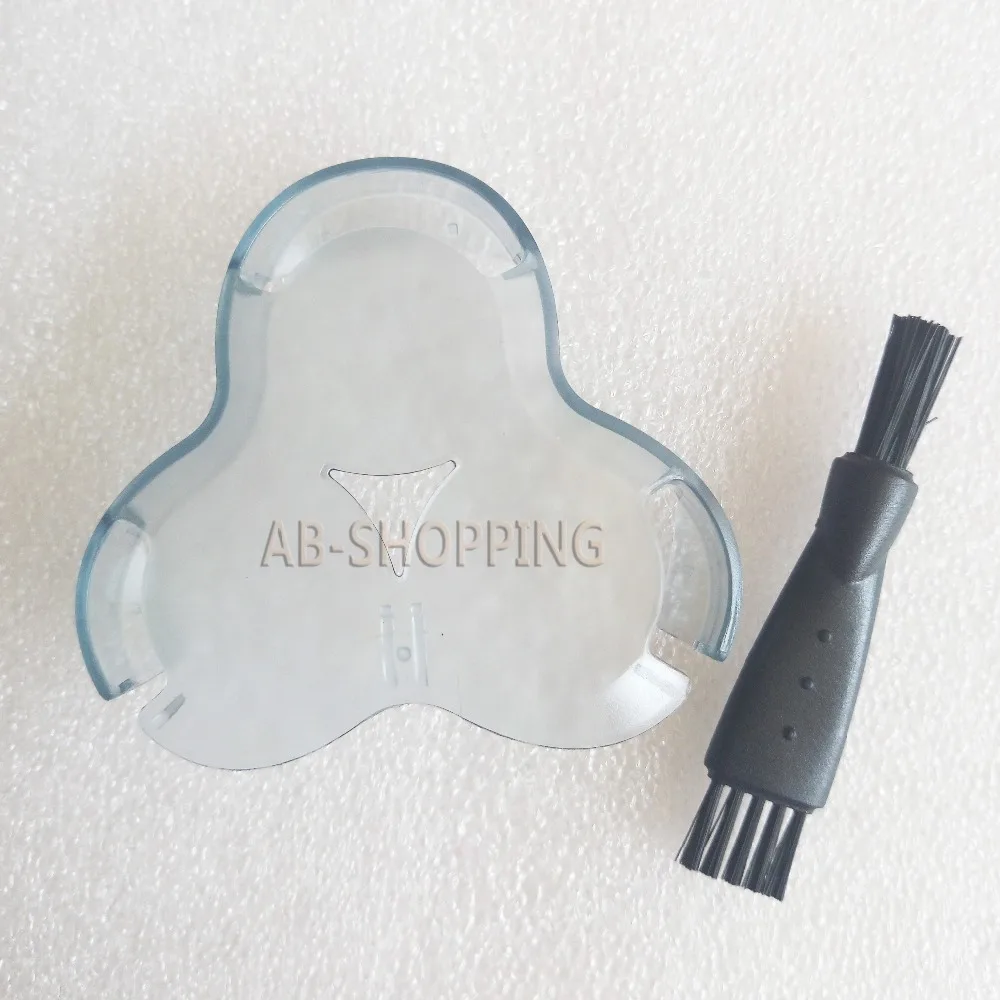 50sets Shaver Head Protection Cap/cover Guard+cleaning Brush For