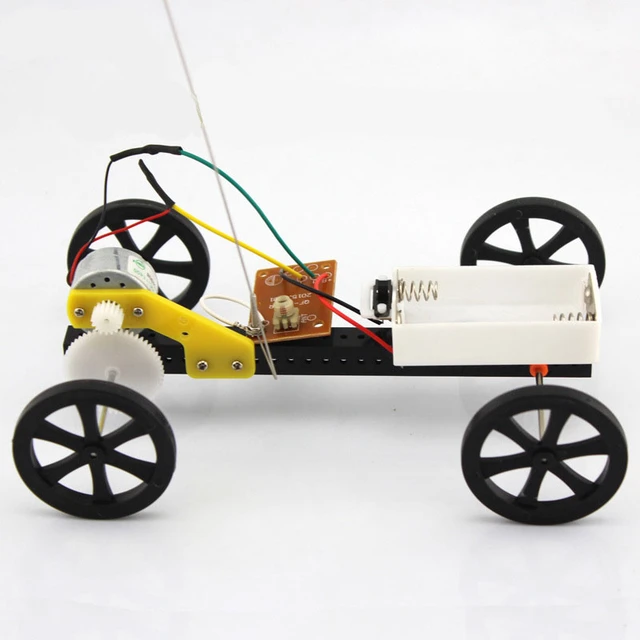 Diy Remote Control Car Handmade Toys Physical Gizmo Building