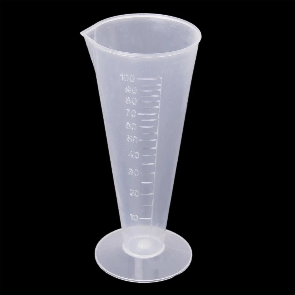 100 мл лабораторный кухонный пластиковый мерный стакан