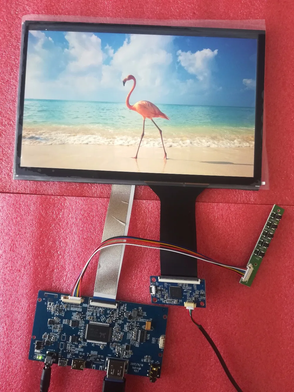 

10.1 inch 2K TFT LCD 2560*1600 high resolution with capactive touch panel HDMI MIPI controller board for DIY project 3d printer