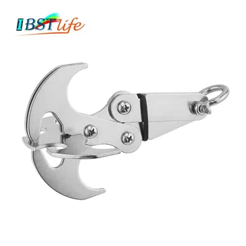 

Folding Gravity Hook Outdoor Foldable Grappling hook Climbing Carabiner Claws Survival Rescue EDC Tool Key Chains