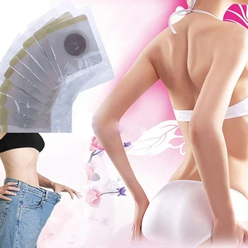 

popfeel 30Pcs Magnetic Navel Stick Slim Patch Slimming Loss Weight Burn Fat Patches Detox Adhesive Pads Health Care Plasters