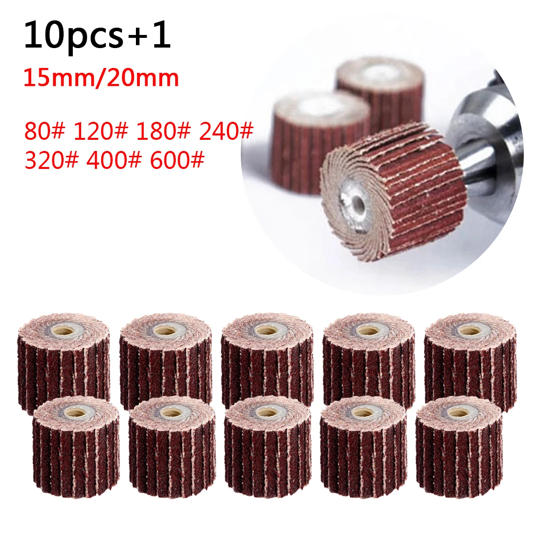 New 10pc Buffing Pad Brush Polishing Wheel Jewelry Metal Micro