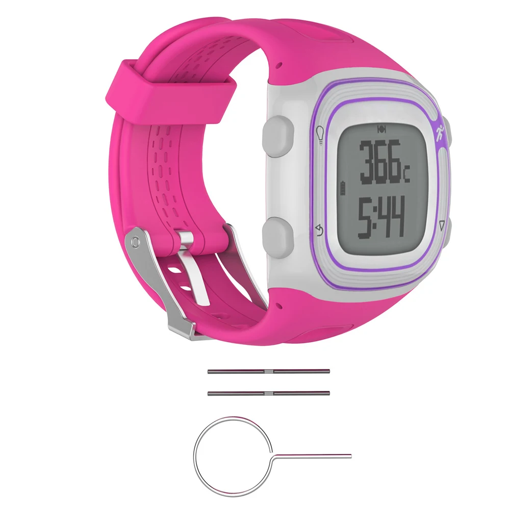 JKER сменный ремешок для часов для Garmin Forerunner 10 15 Силиконовый браслет с инструментами