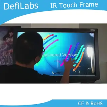 

DefiLabs 55 inch IR touch screen frame without glass-10 touch points / Fast Shipping,Dust and water proofing, anti-vandal