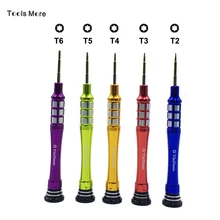 5 шт./компл. T2 T3 T4 T5 T6 Torx Отвертки прецизионные отвертки набор для HTC смартфон MacBook lapotop демонтажа и ремонт