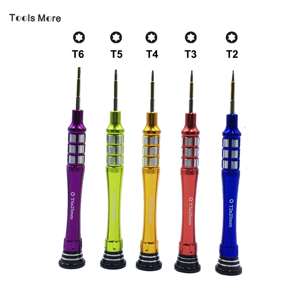 5pcs/set T2 T3 T4 T5 T6 Repair Precision Tool Kits Torx Screwdriver ZB ub 5pcs/set T2 T3 T4 T5 T6 Repair Precision Tool Kits Torx Screwdriver ZB ub