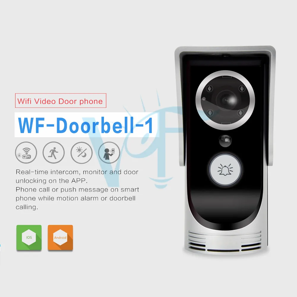 Free dhlshipping silvery porteiro eletronico interfone