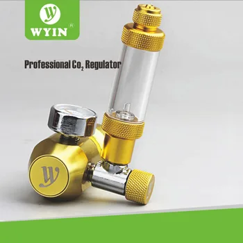 

W01-01 Aquarium CO2 Regulator JIS m22-14 W21.8 CGA320 interface check valve bubble counter without magnetic solenoid valve