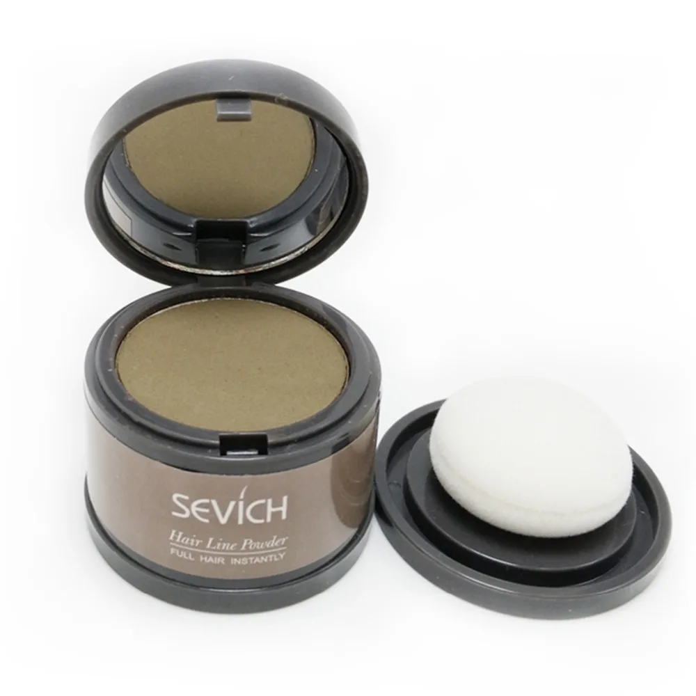 

Hair Line Powder Black Hair Repair Shadow Powder Hairline Contour Concealer brand new with Mirror and makeup sponge powder Puff