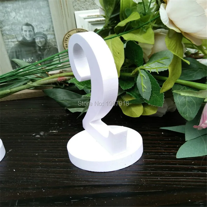 White Table Number, Free Stand Wedding Table Number, Table Stand, Rustic Wedding Centerpieces Table Decoration Mariage Decor (2)