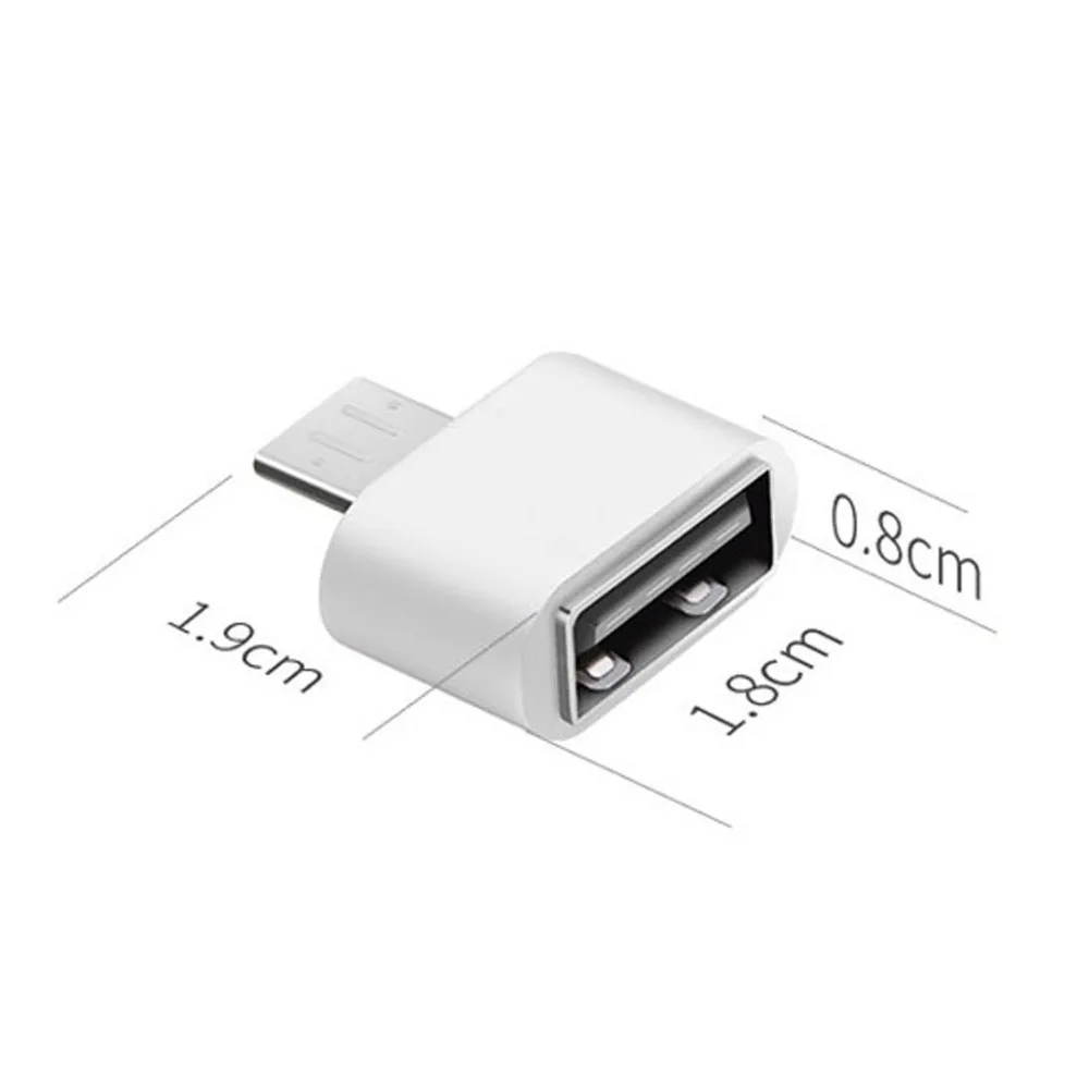 100 шт./лот USB женщина к C Тип c 3.1 OTG Мужской адаптер данных для Samsung S8 LG G6 G5 V20 onePlus 2 3
