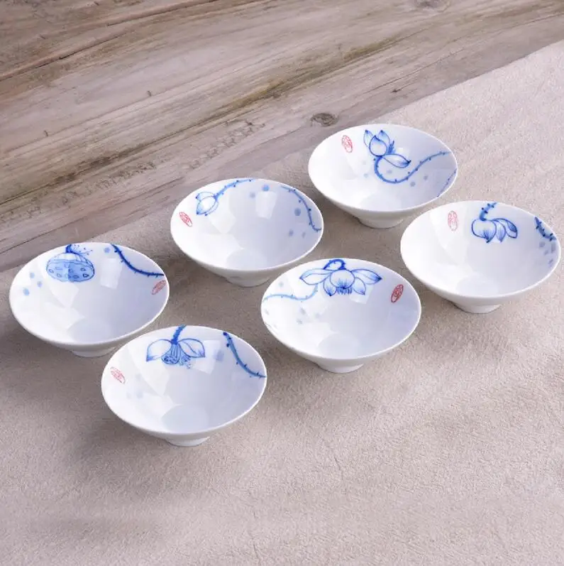 TANGPIN керамические чашки ручная роспись Чайный набор китайский чайный набор кунг-фу посуда для напитков - Цвет: Style C