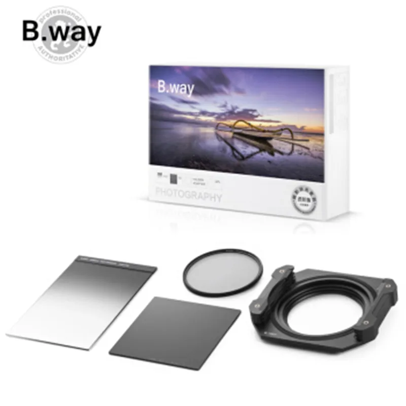 

B.way Square Filter Holder System the Advanced Version 100x150mm including GND/ND/Polarizer Filters