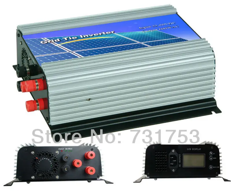 

MAYLAR@ 500W Wind Grid Tie inverter For 24V/48V 3 Phase Wind Turbine,LCD Display ,90-260VAC ,No Need Battery,