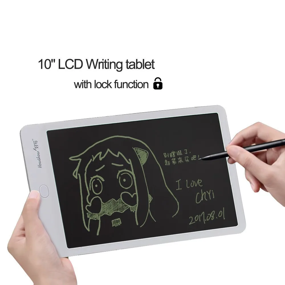 

10'' LCD Drawing Tablet Digital Graphic Handwriting Painting Board Writing Touch Pad with Stylus Pen Button Cell For Kids Gift