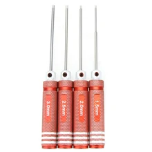 TiNi шестигранный ключ 4 шт набор 1,5 мм/2 мм/2,5 мм/3,0 мм для RC вертолета