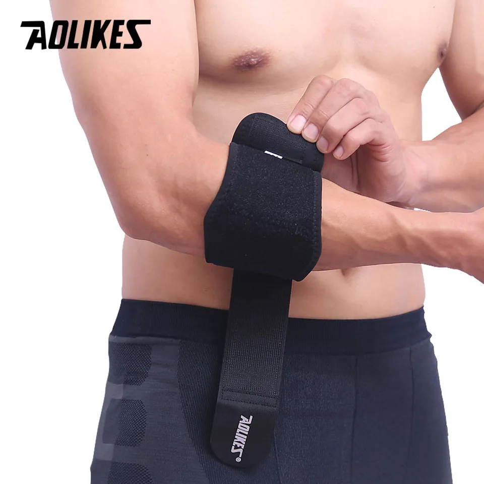 Aolikes 1 قطع adjustbale تنس الكوع الحرس الوسادات لاعب غولف حزام الكوع هدفين متلازمة آلام التهاب اللقيمة الجانبي