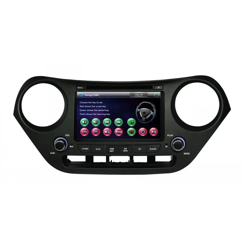Perfect 8 inch HD Car DVD Player with GPS Navigation system for HYUNDAI i10 2014 2015 2016 2017 Map Bluetooth RDS Can Bus Radio AM 1