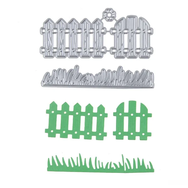 

41*90mm Fence grass New scrapbooking DIY Carbon Sharp Metal steel cutting die Book photo album art card Dies Cut