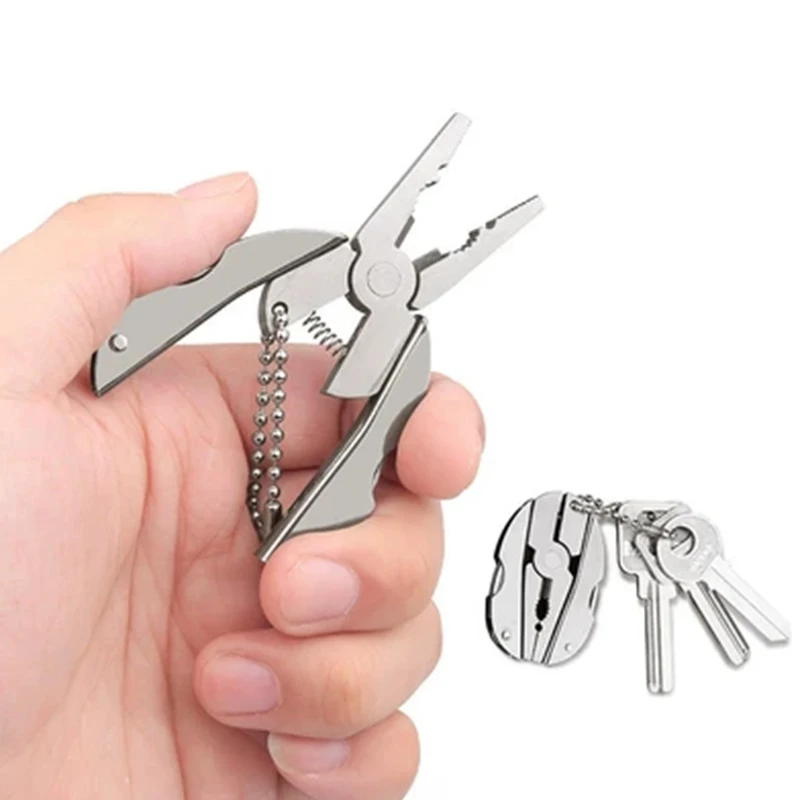 1pc Pocket Multi Tools Pliers Outdoor Mini Folding Muilti Functional