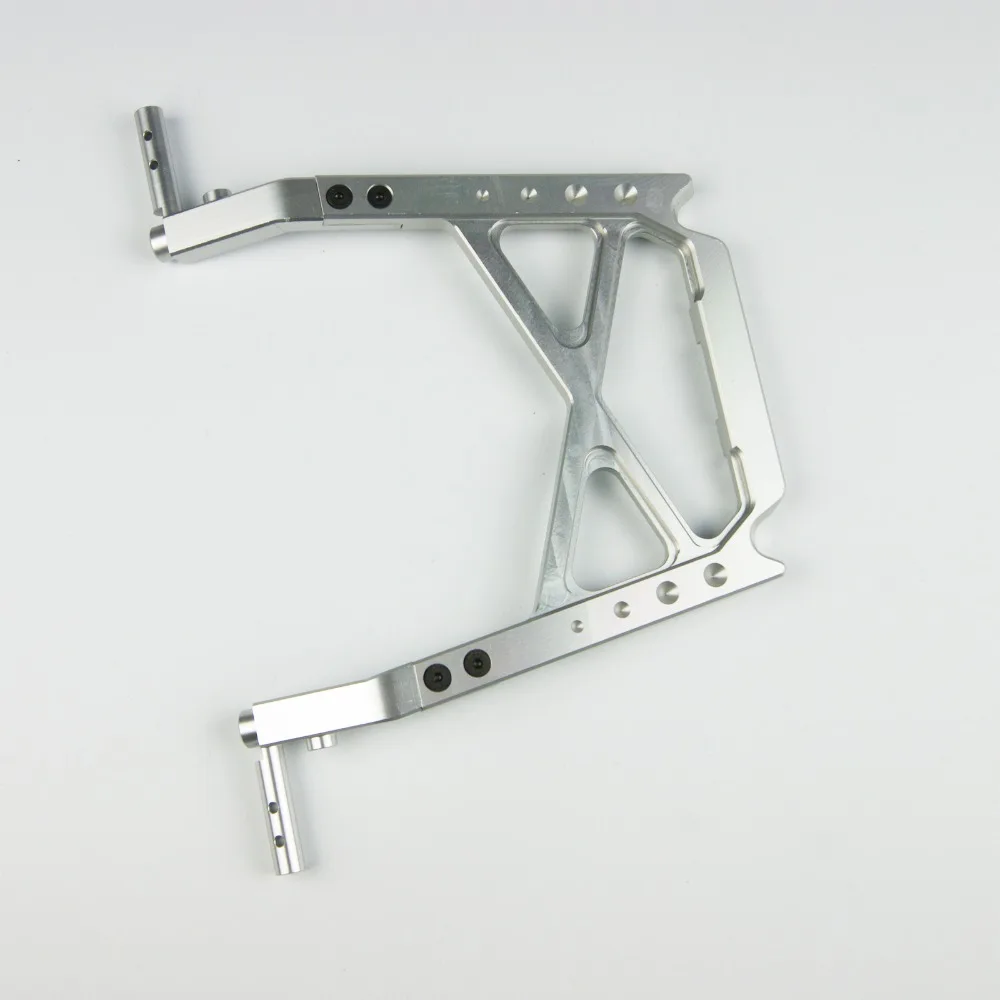 Silver Aluminum Center Roll Cage Support Brace Fits Hpi Rovan Km Baja