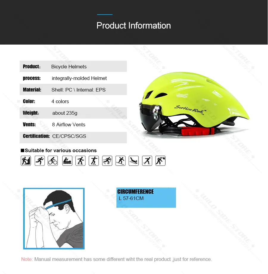 Велосипедный шлем с очками 4 цвета сверхлегкий MTB дорожный велосипедный шлем 57-61 см взрослые Goggleses Casco Ciclismo Черный Синий