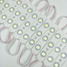 1000 шт./лот 5054 3 светодиодный впрыска светодиодный модуль 12V с объективом Водонепроницаемый IP66, 160 градусов 1,5 Вт белый, СВЕТОДИОДНЫЙ знак, магазин баннер, ярче