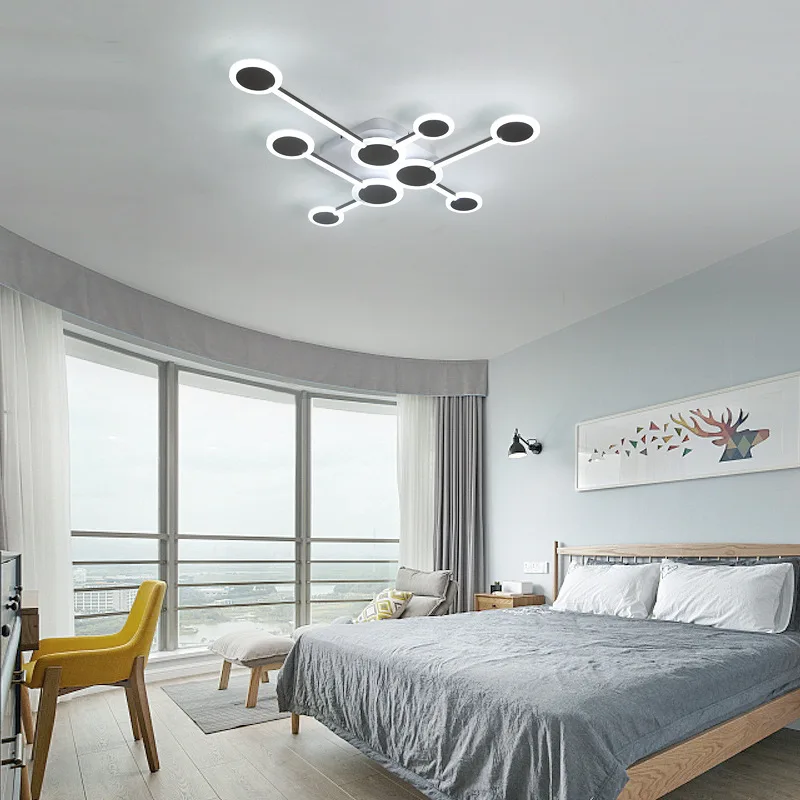 

KM bedroom light warm room lamps and lanterns of the Nordic light absorb dome light in 2019, the new living room