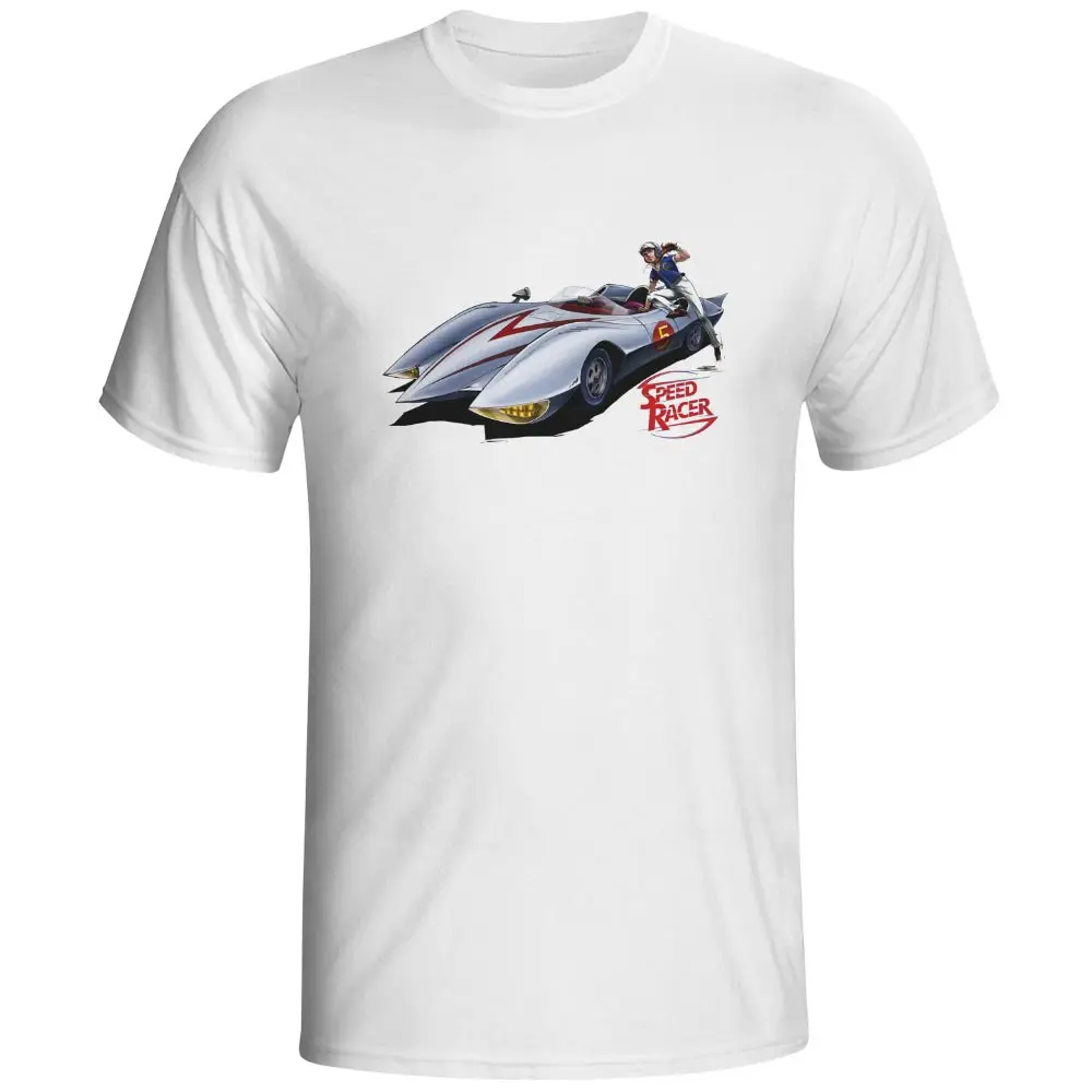 

Speed Racer Mach 5 GoGoGo T Shirt Anime Design Creative T-shirt Brand Print Fashion Unisex Tee