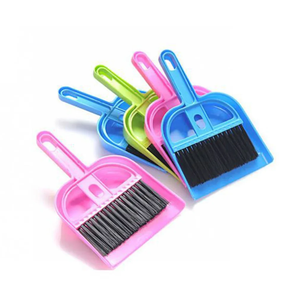 1 Set New Pets Cleaning Supplies Plastic Broom Set Mini Dustpan and