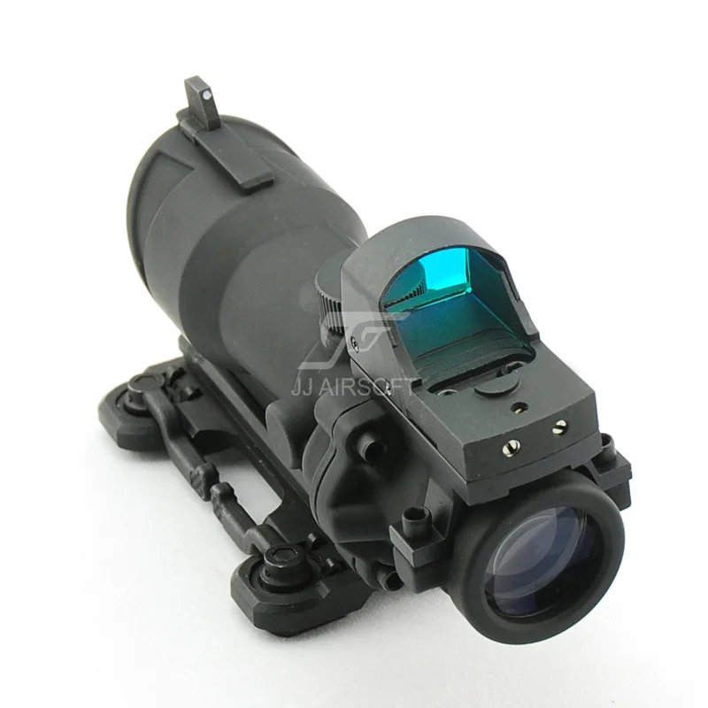 JJ страйкбол ACOG Стиль 4x32 прицел с Docter мини красный точечный датчик света и QD