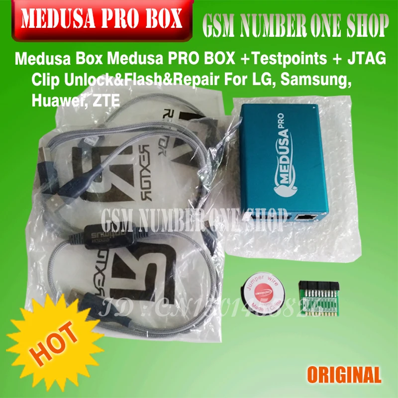 100% оригинальный новый Medusa PRO Box medusa box + ISP все в адаптере JTAG Clip MMC для LG Samsung Huawei с