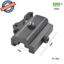 AloneFire Y0055 QD Quick Detach Cam Lock Bipod Sling Adapter Mount for Picatinny Weaver Rail 20mm Bipod or Sling Swivel Airsoft