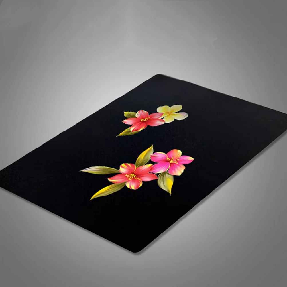 

Nail Art Varnish Manicure Exercise Drawing Black Sketchpad Tools Nail Palette Painting Practice Board Stencil 29.8*21cm