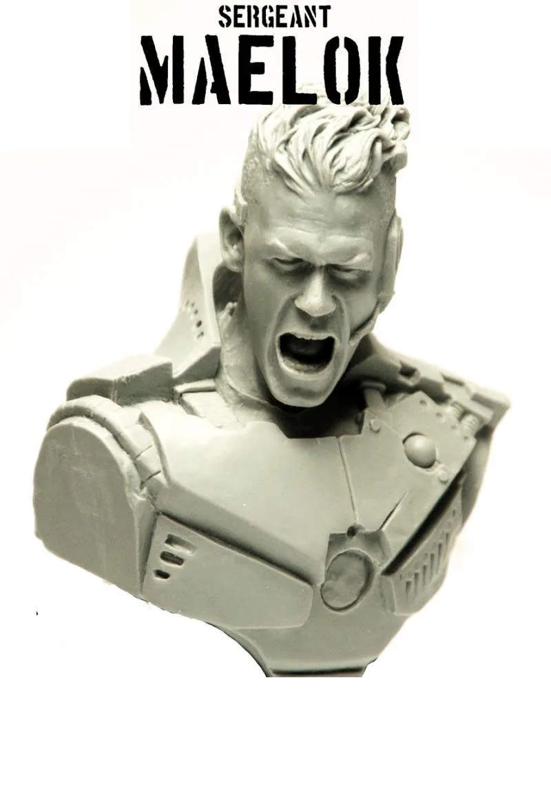 

New Unassembled 1/10 modern man Sergeant bust Resin Figure Unpainted Model Kit