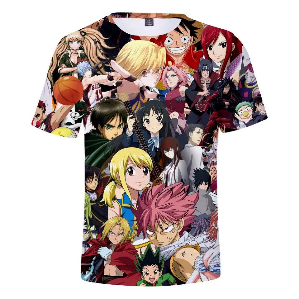 

Fairy Tail T Shirt Men Women Kid Tshirt 3d Anime Clothing