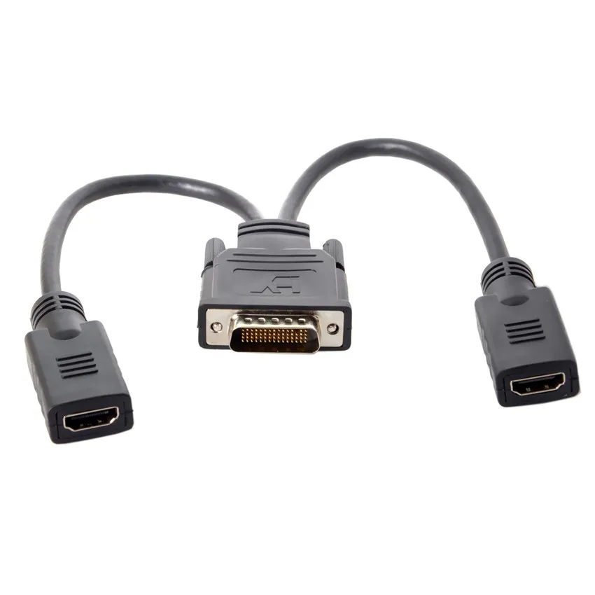 Удлинительный Кабель адаптер DMS 59 Pin Male 2 HDMI 4K Female для видеокарт мониторов| |