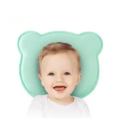 Детская подушка для новорожденного формирующая Подушка плоская голова мягкая хлопковая Подушка для сна позиционер против опрокидывания