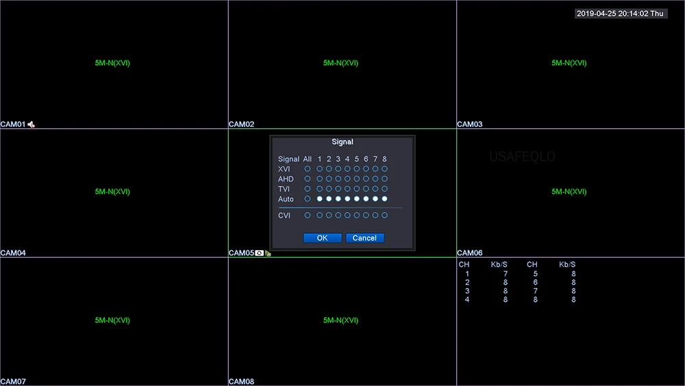 6 в 1 8CH 5MP-N/4M-N AHD DVR наблюдения безопасности CCTV рекордер 1080N Гибридный DVR плата для аналогового AHD CVI TVI IP